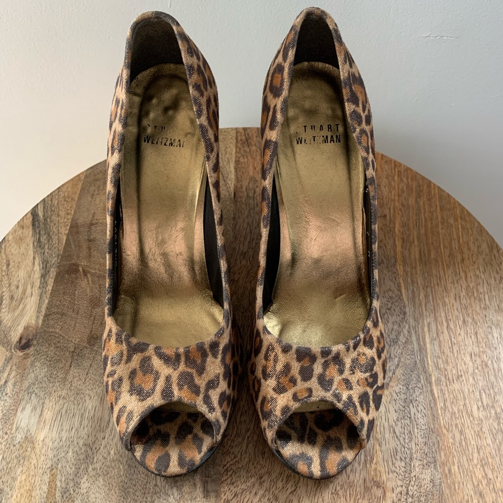 Stuart Weitzman Cheetah Print Wedges - image 5